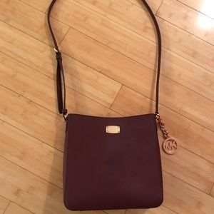 Michael Kors Burgundy Crossbody
